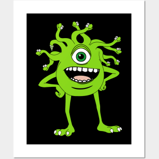 Mike the Beholder Posters and Art